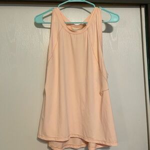All in Motion Peach Relaxed Asymmetrical Tank Top